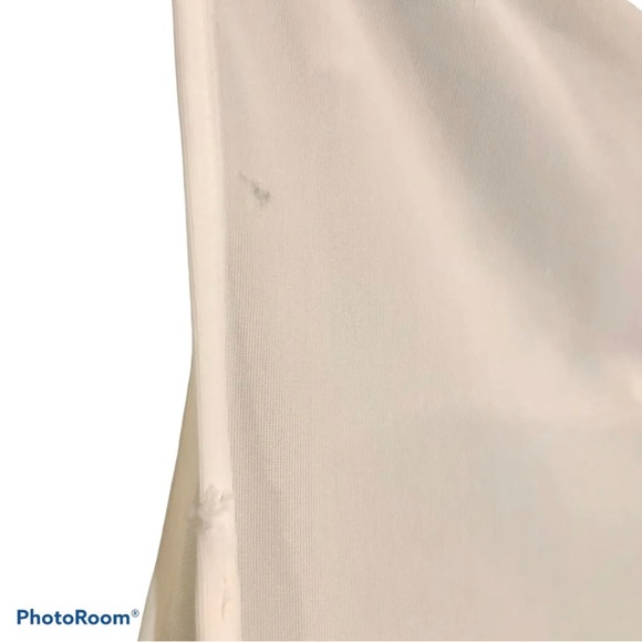 Vintage Satin Ivory Full Night Gown Embroidered No Tags Womens Medium - Picture 4 of 6